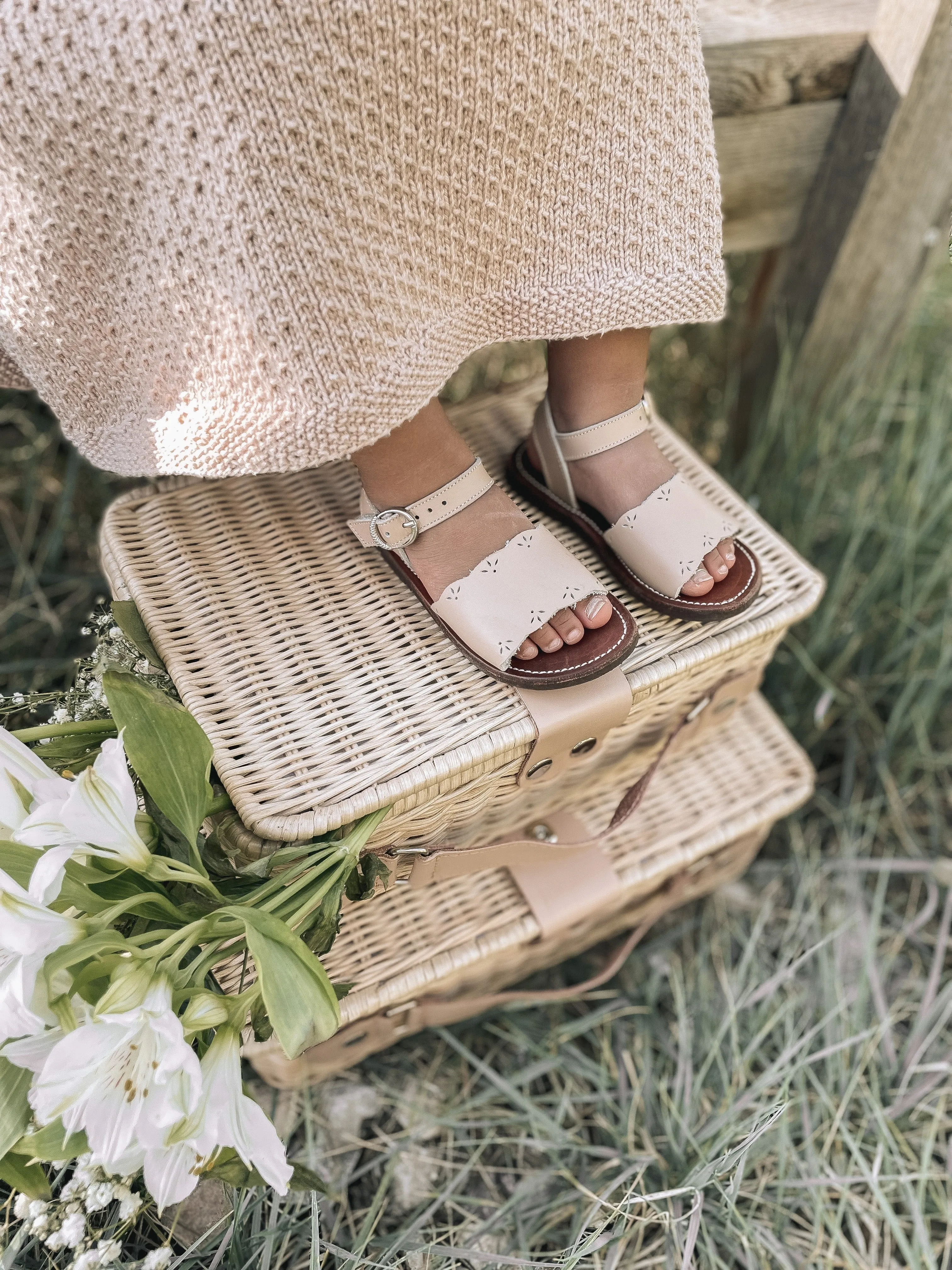 Wicker Suitcase Set