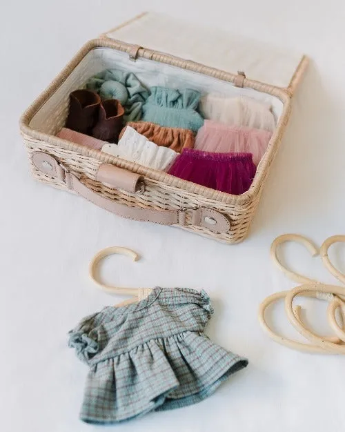 Wicker Suitcase Set