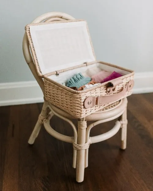 Wicker Suitcase Set