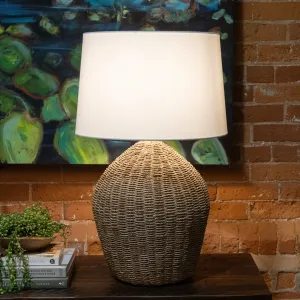 Wicker Table Lamp - Natural