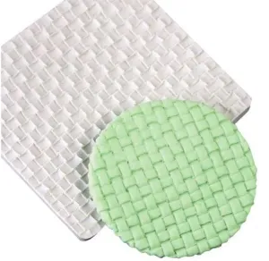 Wicker Weave Silicone Mould
