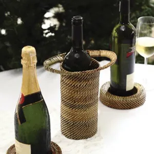 Wicker Wine Holder