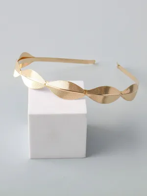 WOMEN'S GOLD DETAILED HEADBANDS