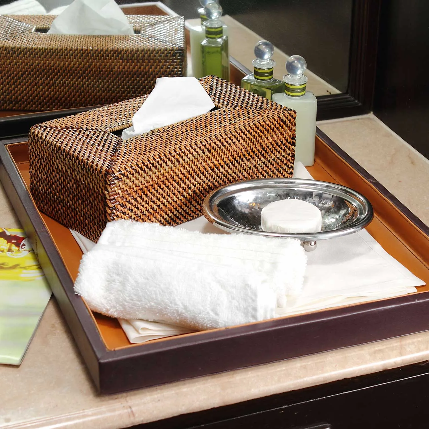 Woven Vine Dinner Napkin Holder