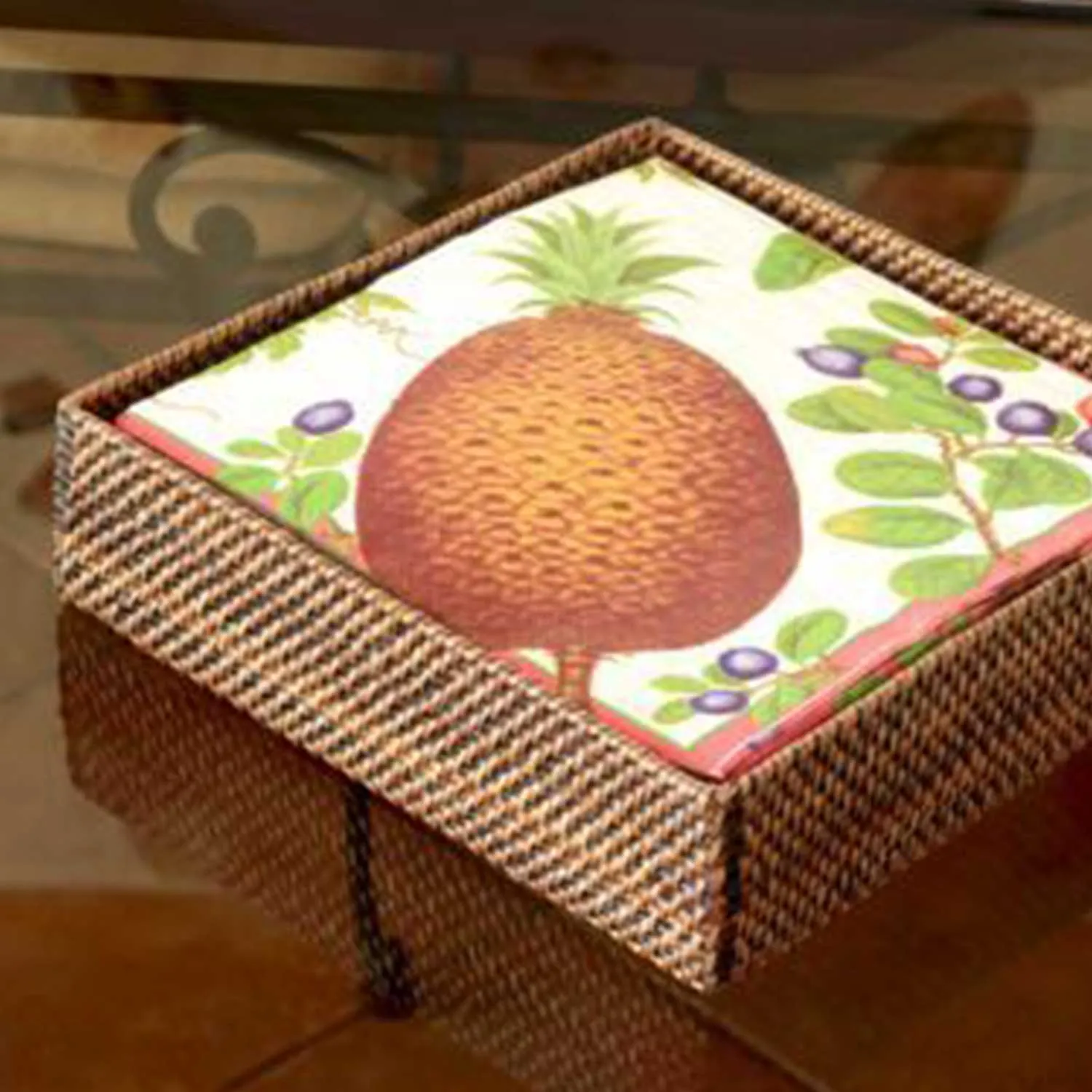 Woven Vine Dinner Napkin Holder