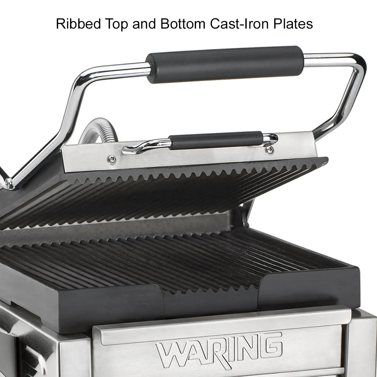 WPG150T Panini Perfetto with Timer - Compact Panini Grill by Waring Commercial