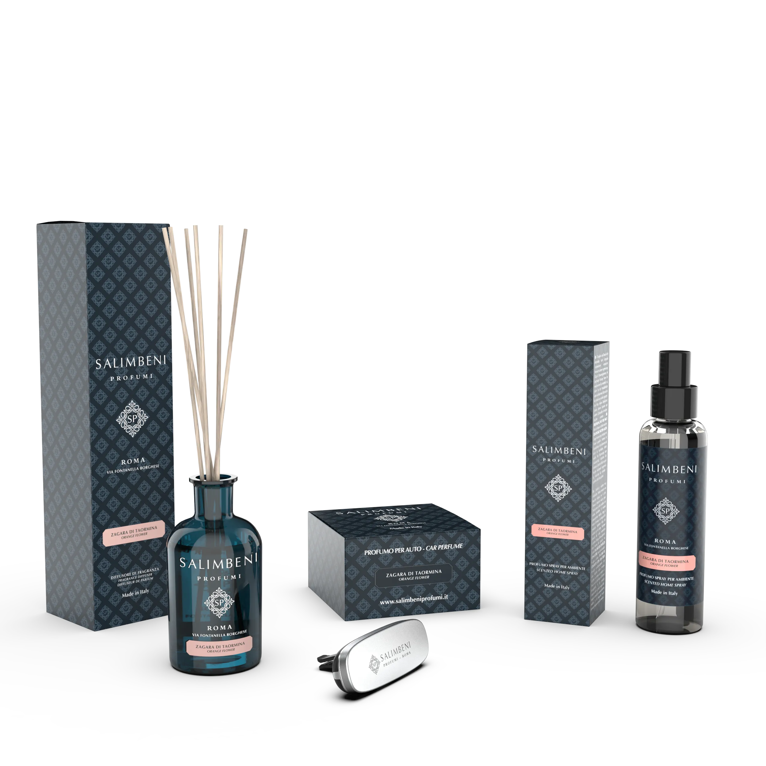 Zagara di Taormina 250ml   Profumatore auto bianco Zagara di Taormina   Profumo Spray per Ambienti 150ml Zagara di Taormina