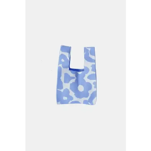 Zenana Flower Eco Friendly Knitted Handbag Radiates Bold Charm