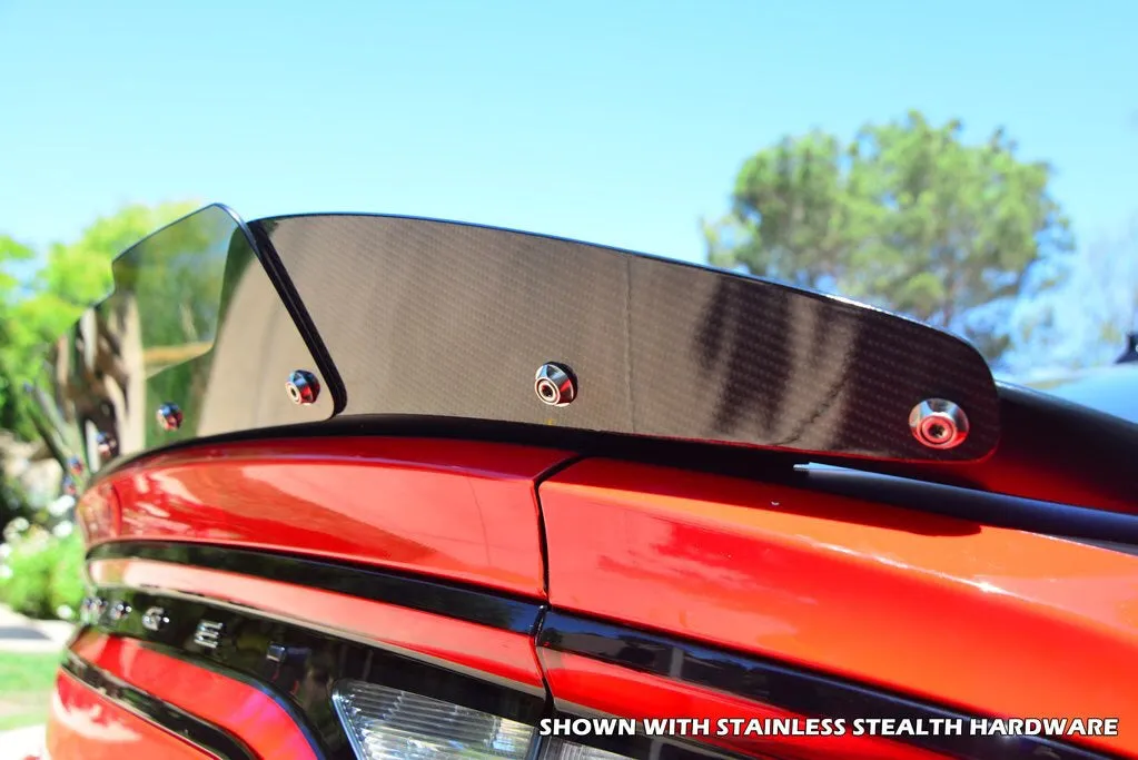 ZL1 Addons Charger 15-19 Carbon Fiber Stealth Wicker Bill